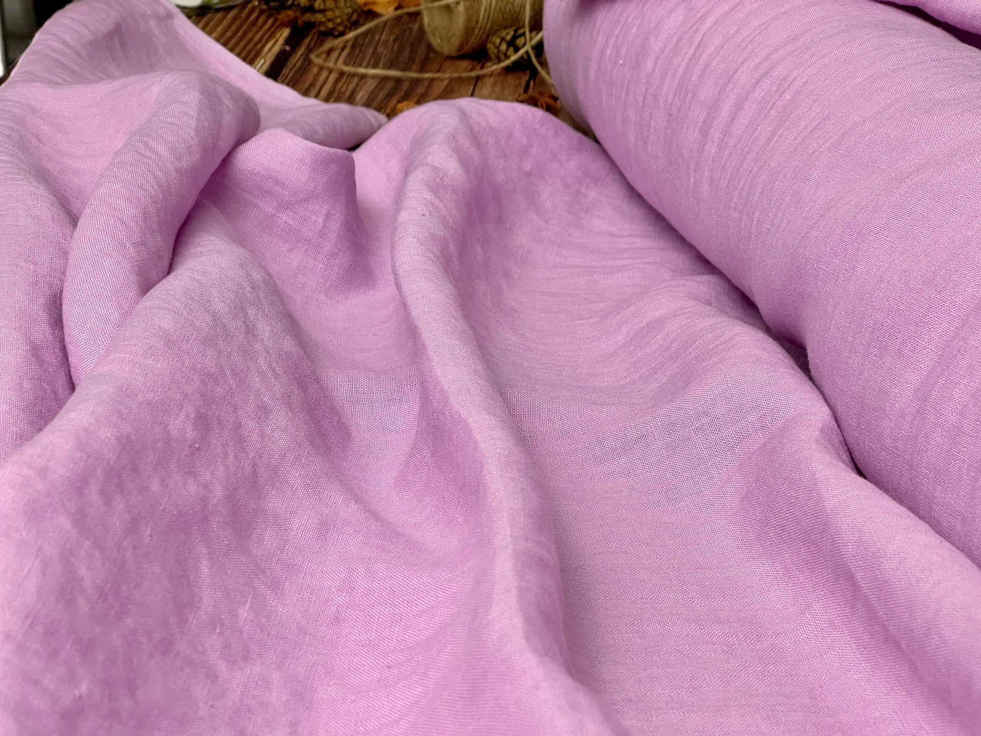 100 % lin adouci lavande claire 205 g/m²