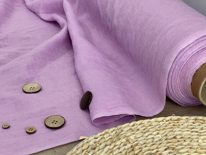 100% lin adouci lavande claire 205 g/m²