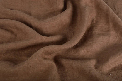100 % lin adouci - brun clair 205 g/m²