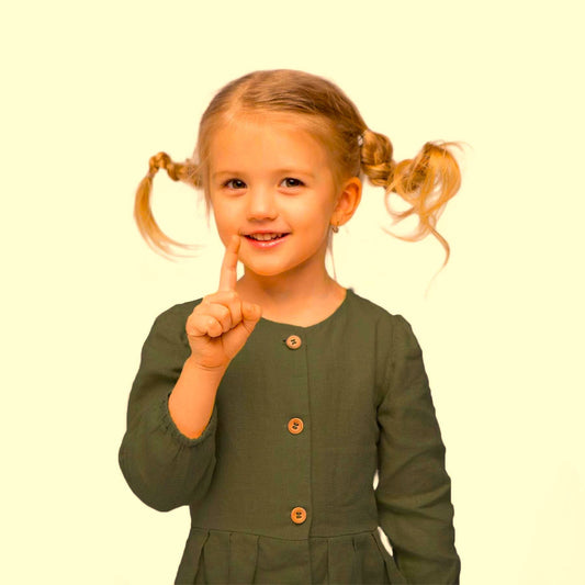 100% softwashed linen, khaki, 165 g/m²