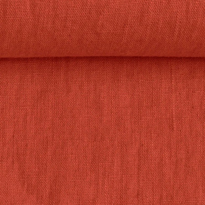 100% Mīkstināts lins-ķieģeļsārts (Brick) 205 g/m²