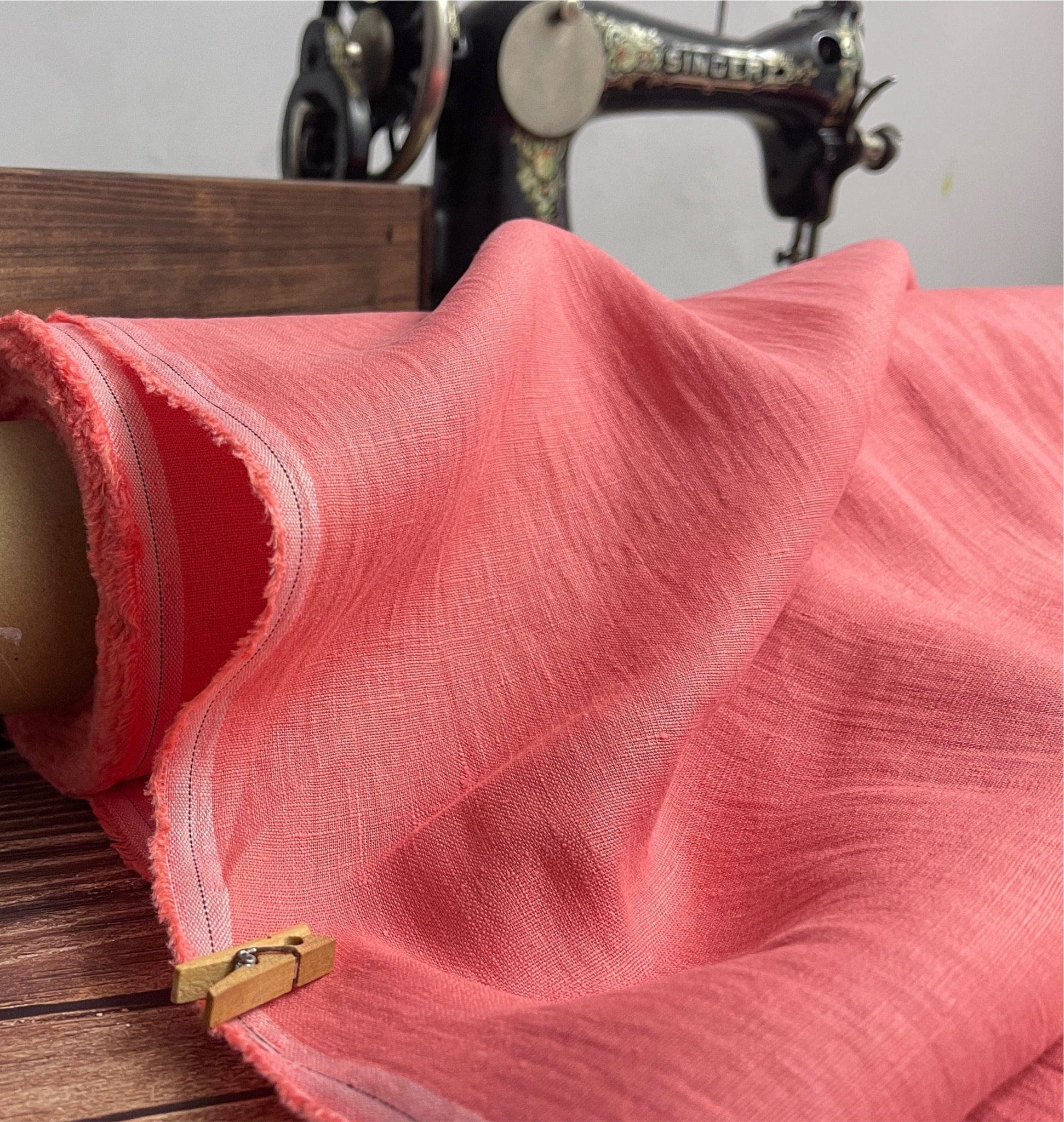 alt
100% lin adouci corail 205 g/m²