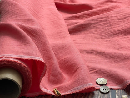 100% lin adouci corail 205 g/m²