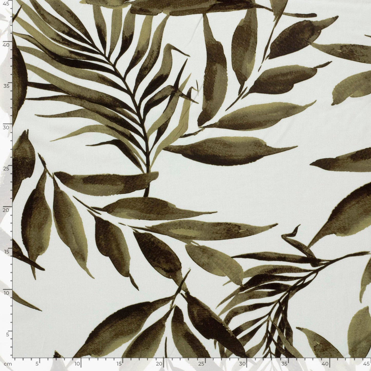 alt
Image en tissu 100 % viscose - feuilles vertes sur fond blanc 125 g/m² – disponible chez Charlotte Tissus