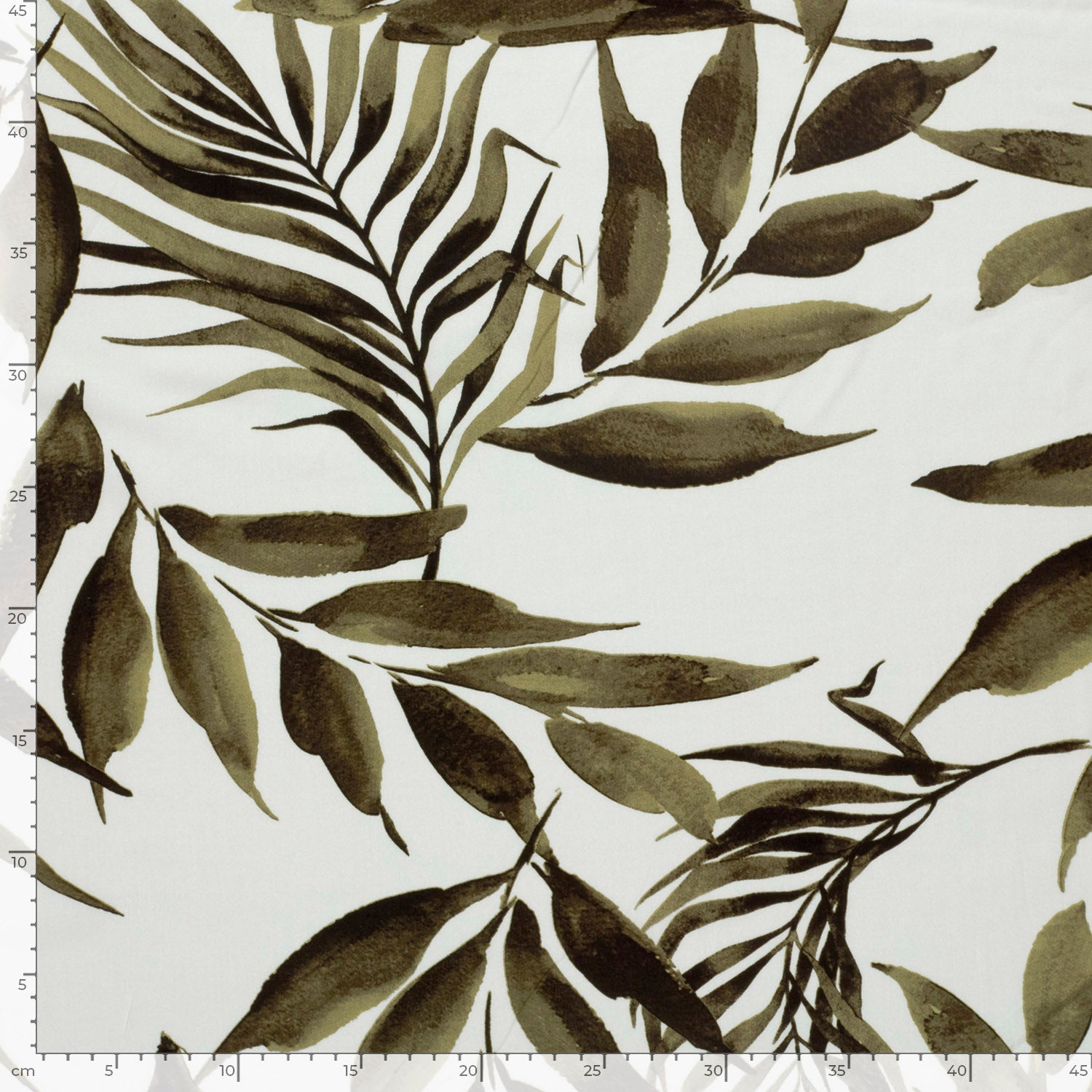 alt
Image en tissu 100 % viscose - feuilles vertes sur fond blanc 125 g/m² – disponible chez Charlotte Tissus
