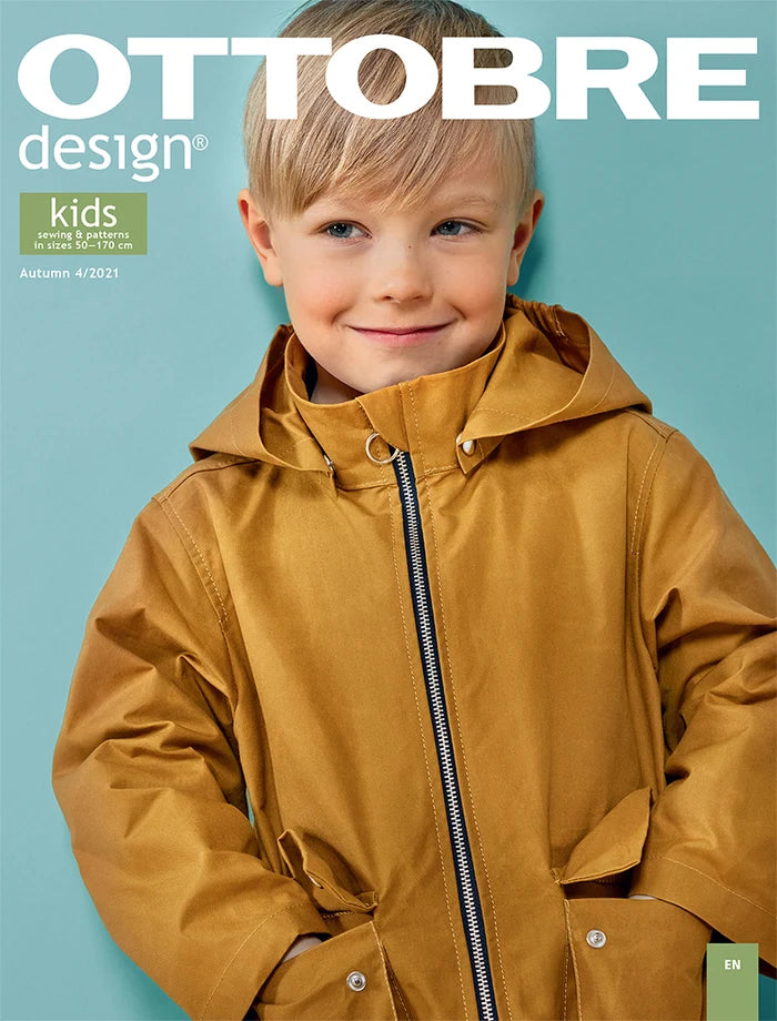 OTTOBRE design Kids Syksy – englanninkielinen lastenvaatteiden kaavalehti