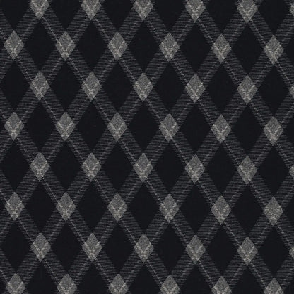 Ruudullinen jacquard-neulos vinoneliökuviolla – tummansininen