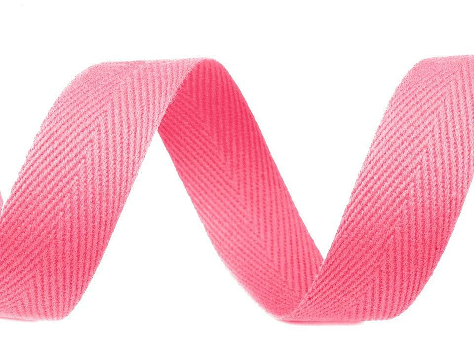 Ruban en coton | tressage en chevrons | 20 mm