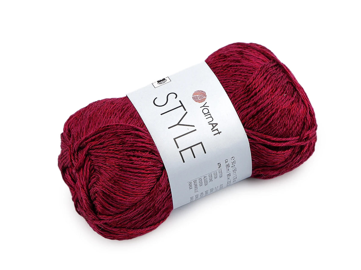 Dzijas YarnArt Style kokvilnas un viskozes dzija – 50 g / 185 m