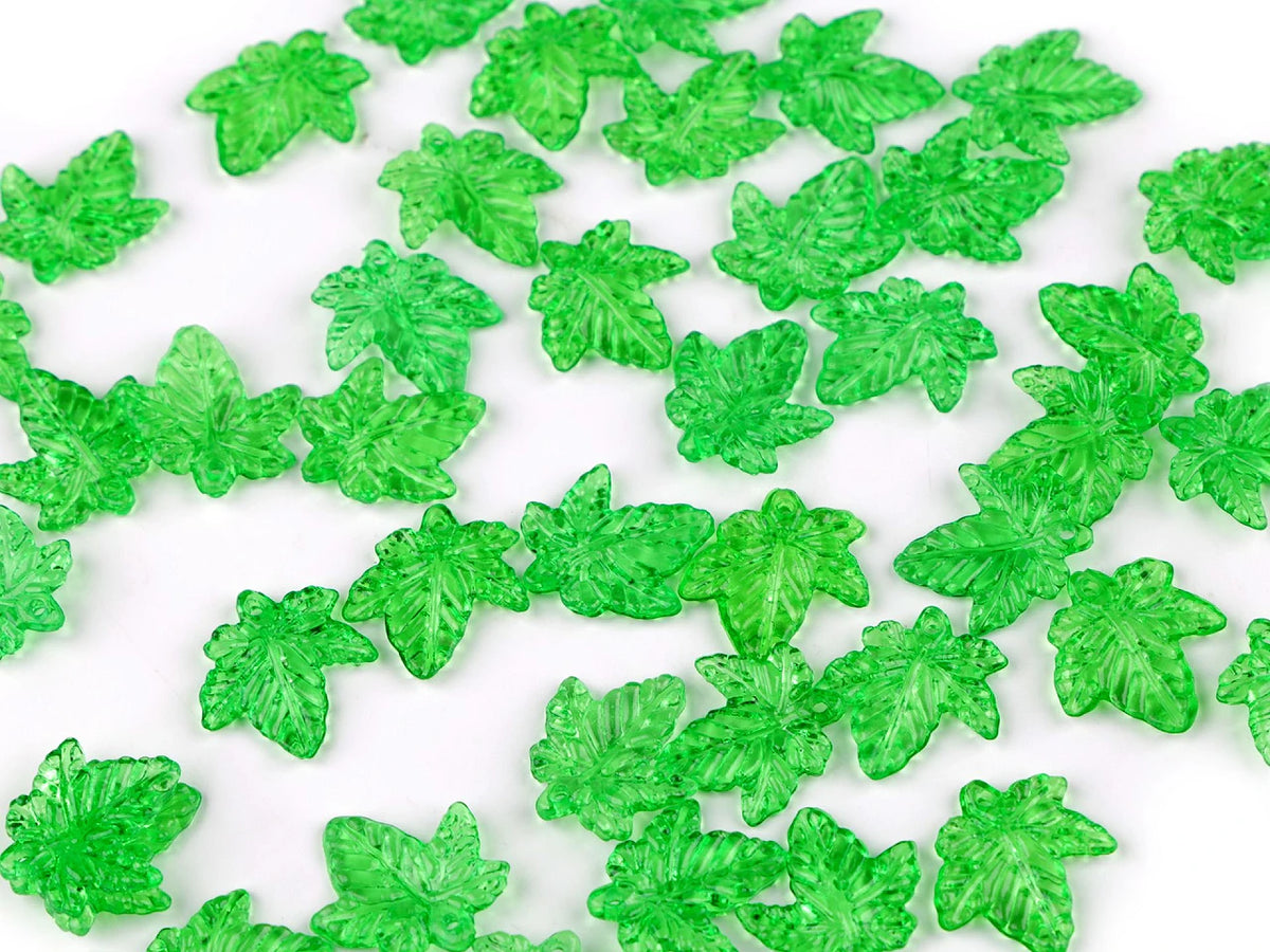 Plastmasas lapiņu pērlītes – dažādu formu un izmēru MIX