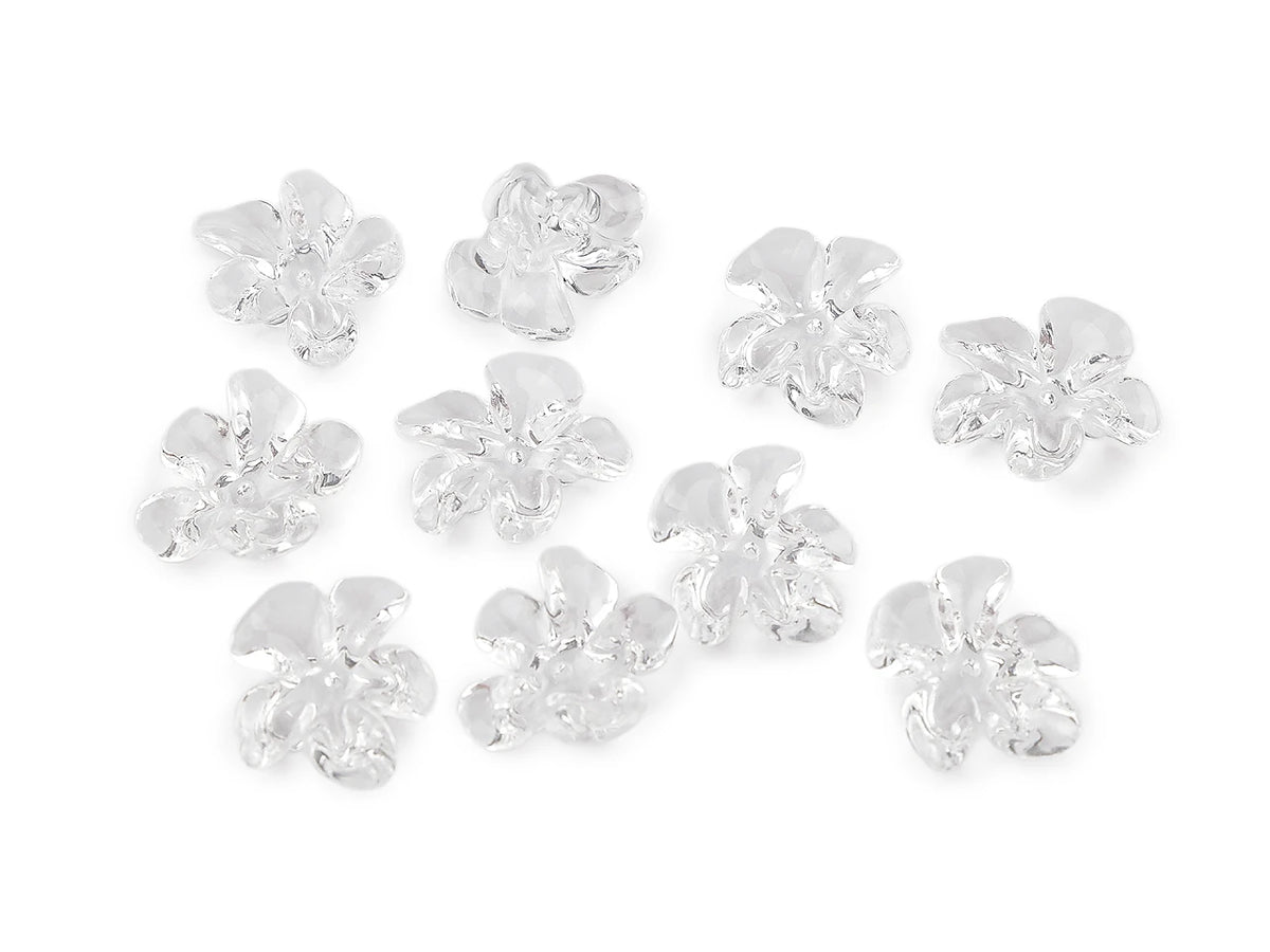Plastmasas ziedu pērlītes Ø25 mm