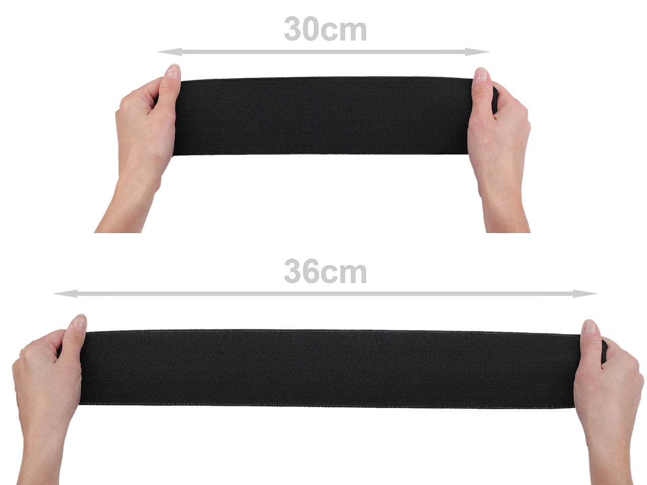 Plakanā gumija 8 cm-melna