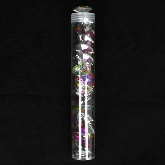 Koristeellinen kristallinappi 6 mm, violetti hohtava