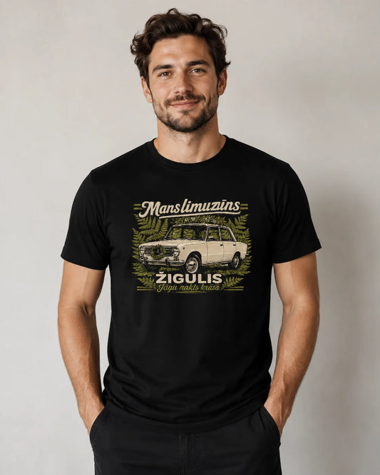 Organiskās kokvilnas T-krekls "Žigulis"