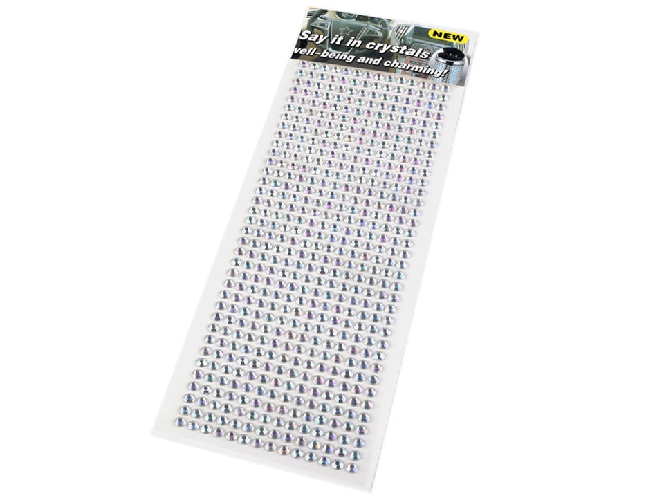 Pašlīmējoši kristāla akmentiņi Ø6 mm