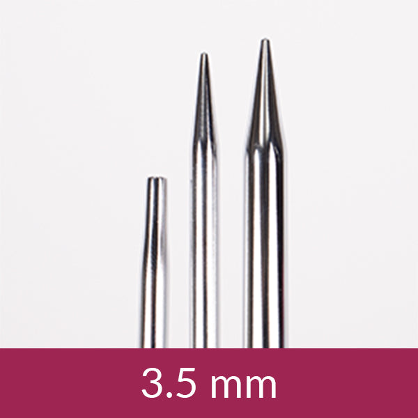 Aiguilles circulaires DROPS Pro Classic en laiton interchangeables 12 cm | 3.0 mm - 10.0 mm