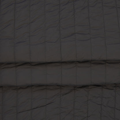 Quilted fabric with fleece lining - grey