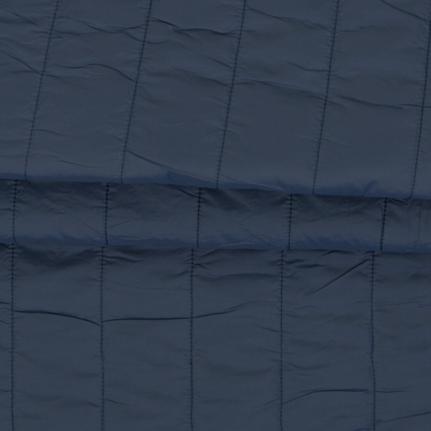 Quilted fabric with fleece lining - blue