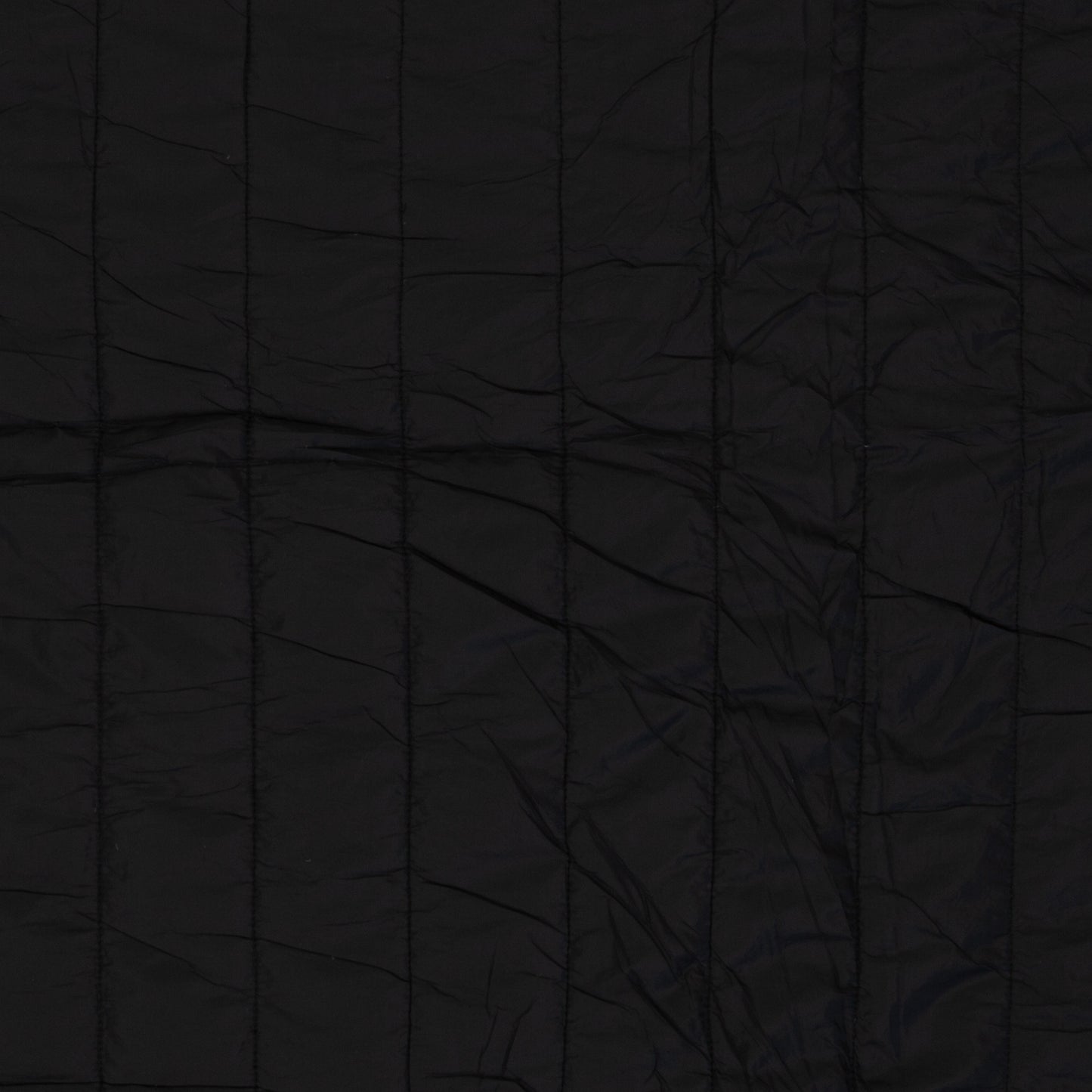 Quilted Fabric with Fleece Lining - Black