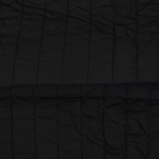 Quilted Fabric with Fleece Lining - Black