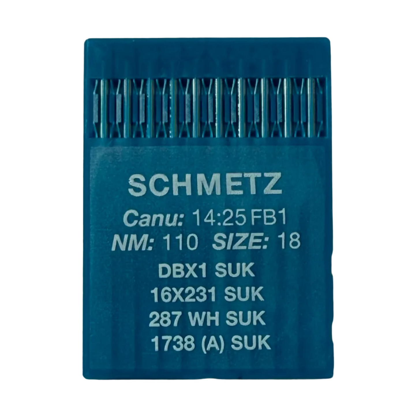 Industrielle Nähmaschinennadeln SCHMETZ DBx1 (1738) SUK für Trikot und Jeans – 10 Stk.