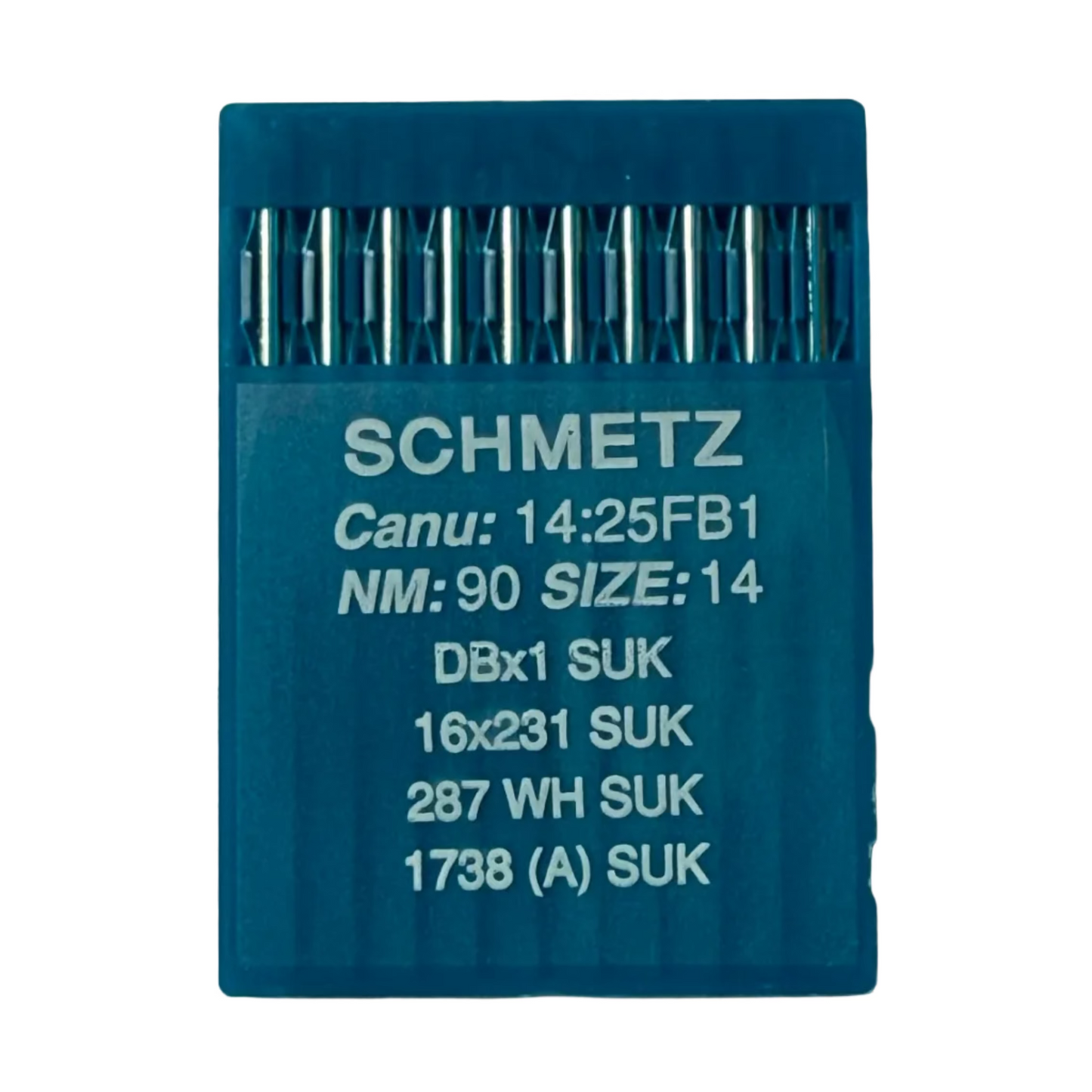 Industrielle Nähmaschinennadeln SCHMETZ DBx1 (1738) SUK für Trikot und Jeans – 10 Stk.
