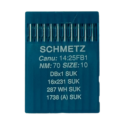 Industrielle Nähmaschinennadeln SCHMETZ DBx1 (1738) SUK für Trikot und Jeans – 10 Stk.