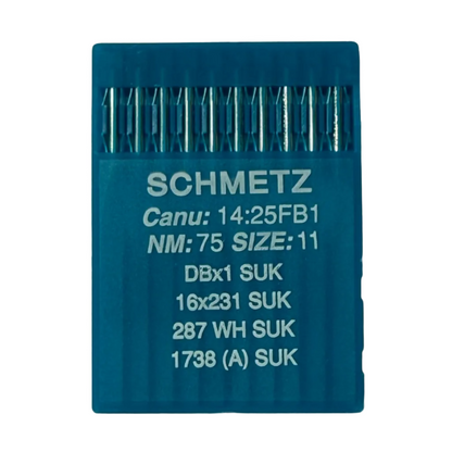 Industrielle Nähmaschinennadeln SCHMETZ DBx1 (1738) SUK für Trikot und Jeans – 10 Stk.