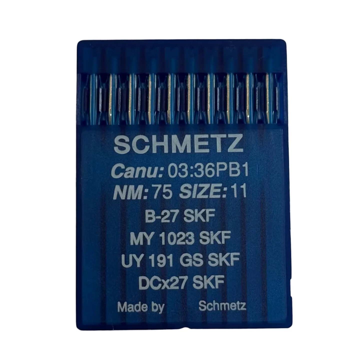 Aiguilles pour surjeteuse industrielles SCHMETZ DCx27 (B-27) SKF pour maille très grossière - 10 pcs.