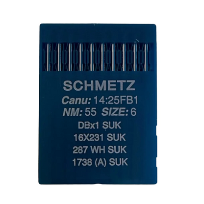 Industrielle Nähmaschinennadeln SCHMETZ DBx1 (1738) SUK für Trikot und Jeans – 10 Stk.