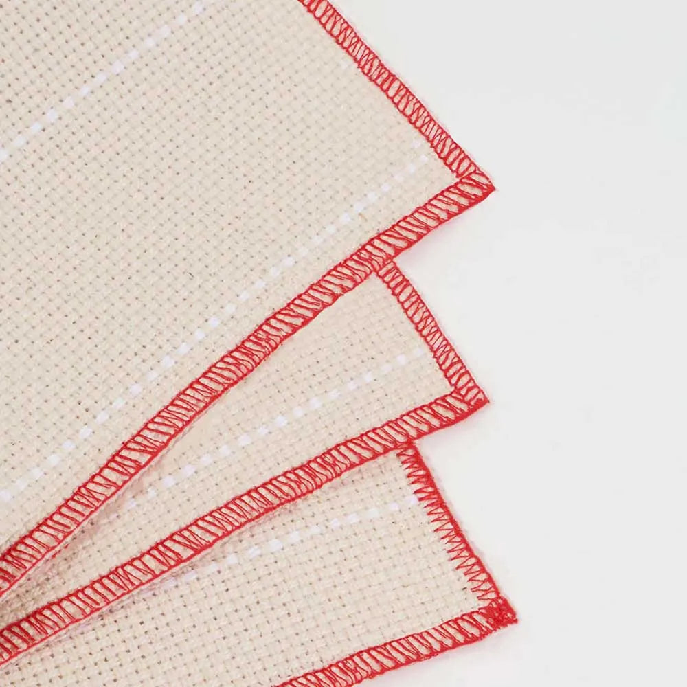 Punch Needle audums Monk’s Cloth – 25 × 25 cm
