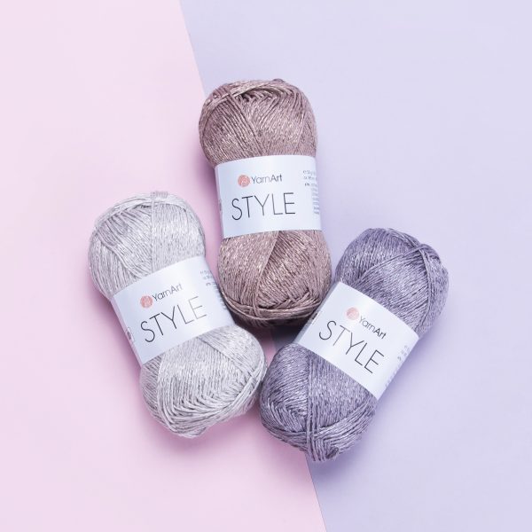 Dzijas YarnArt Style kokvilnas un viskozes dzija – 50 g / 185 m