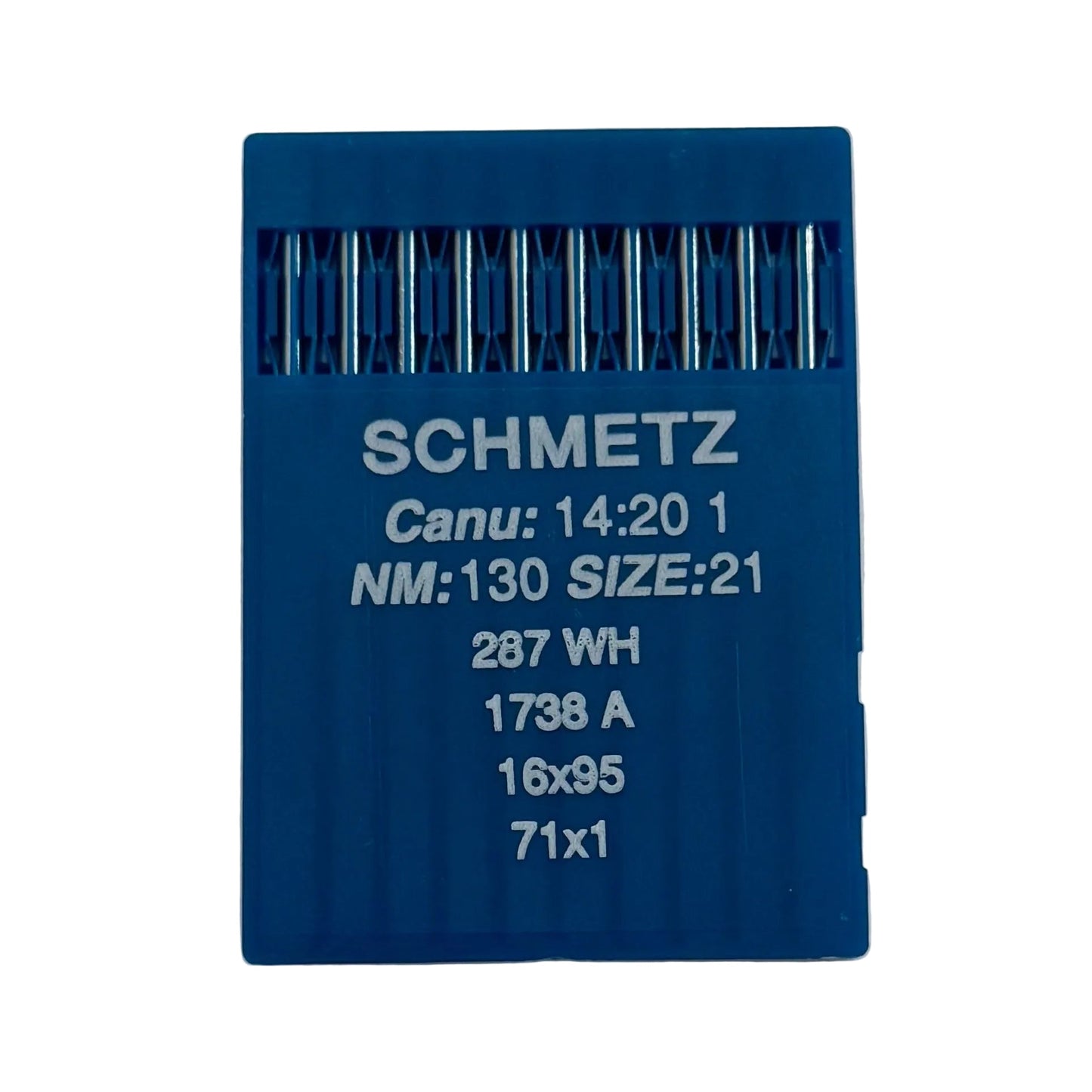Image d’aiguilles pour machines à coudre industrielles SCHMETZ DBx1 - universelles (10 pièces) – disponible chez Šarlotes audumi