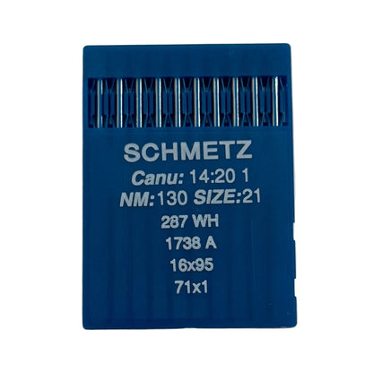 Image d’aiguilles pour machines à coudre industrielles SCHMETZ DBx1 - universelles (10 pièces) – disponible chez Šarlotes audumi