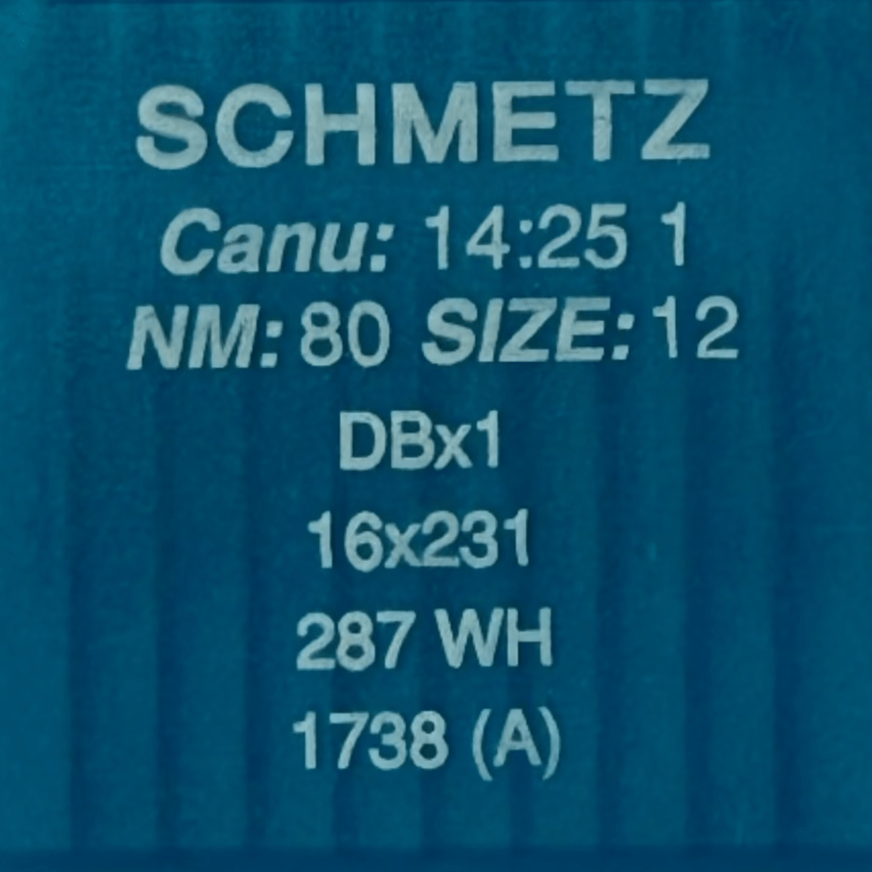 Aiguilles pour machines à coudre industrielles SCHMETZ DBx1 – universelles (10 pièces)
