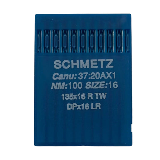 Attēls avec aiguilles pour machines à coudre industrielles SCHMETZ DPx17 LR - cuir (10 pcs) – disponible chez Šarlotes audumi
