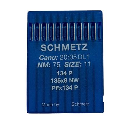 Image des aiguilles pour machines à coudre industrielles SCHMETZ DPx5 P pour cuir (10 pièces) – disponible chez Šarlotes audumi