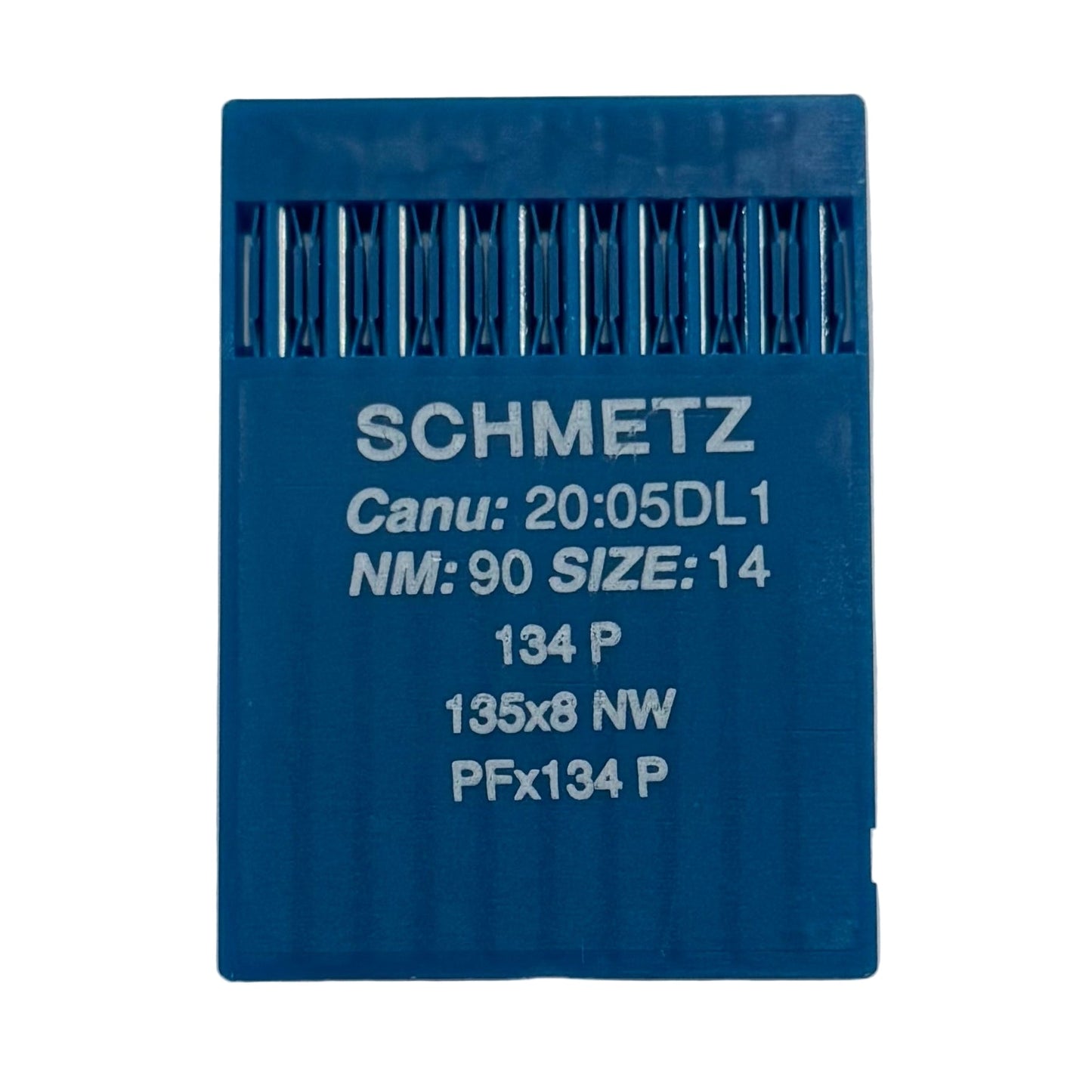 Image d’aiguilles pour machines à coudre industrielles SCHMETZ DPx5 P pour cuir (10 pièces) – disponible chez Šarlotes audumi