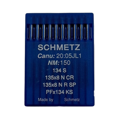 Image des aiguilles industrielles SCHMETZ DPx5 S pour cuir (10 pièces) – disponible chez Šarlotes audumi