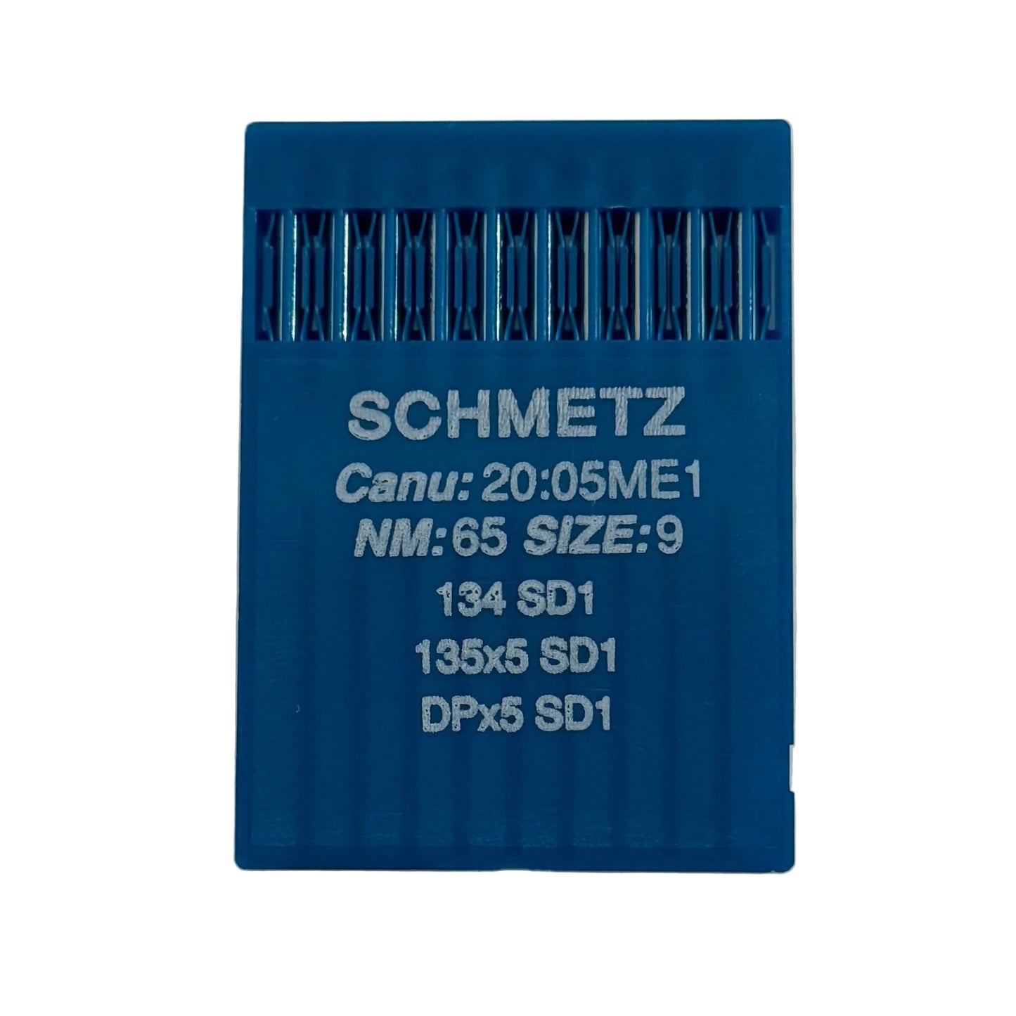 Image des aiguilles pour machines à coudre industrielles SCHMETZ DPx5 SD1 – pour cuir (10 pcs) – disponible chez Šarlotes audumi