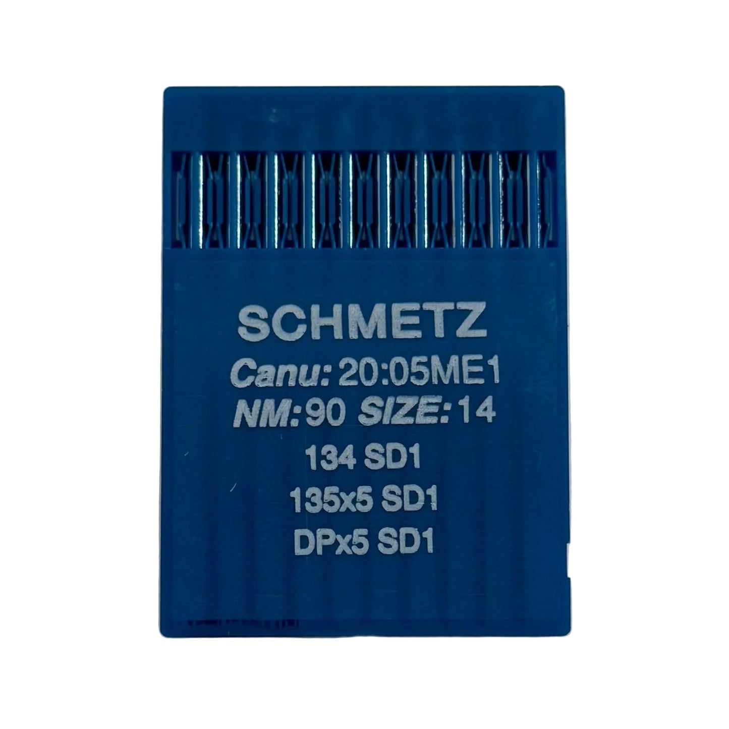 Attelier avec aiguilles pour machines à coudre industrielles SCHMETZ DPx5 SD1 – pour cuir (10 pièces) – disponible chez Šarlotes audumi