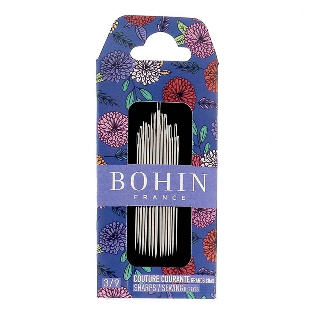Image de set d'aiguilles Bohin Blossom Sharps | Nr. 3–9 | 10 pièces – disponible chez Šarlotes audumi