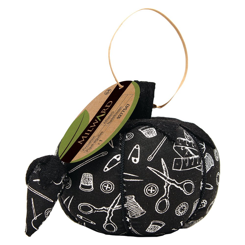 Porte-aiguilles Milward - noir avec accessoires de couture
