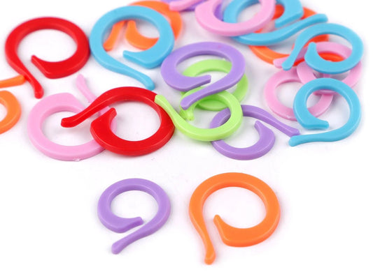 Knitting stitch markers, 20 pcs.