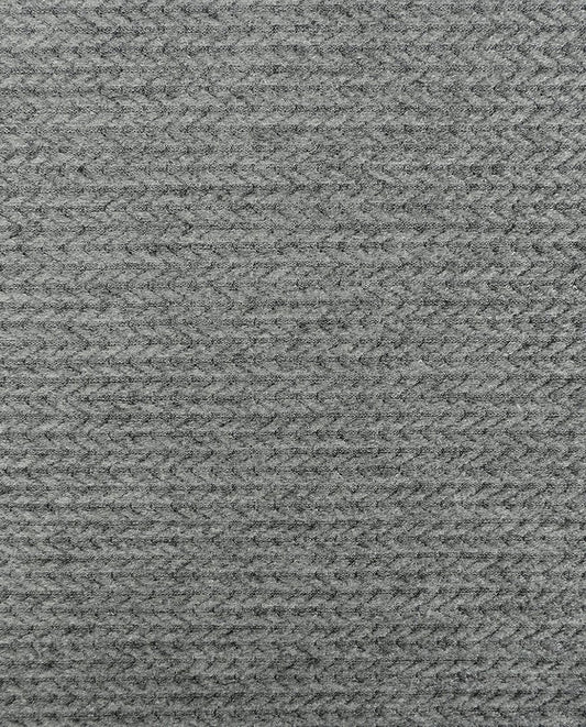 alt
Image with knitted jacquard fabric with cables - grey tone 350 g/m² – available at Charlotte Fabrics