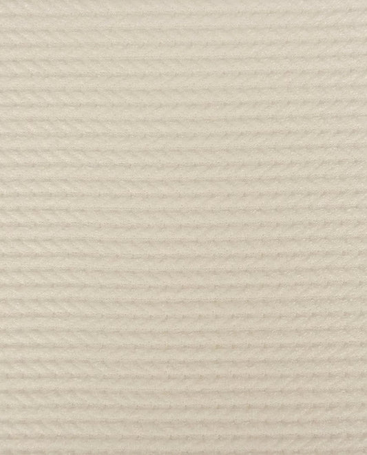 Image of knitted jacquard fabric with cables - warm white 350 g/m² – available at Šarlotes audumi