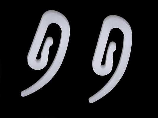 Curtain hooks 10 × 28 mm, 100 pcs. available at Šarlotes audumi