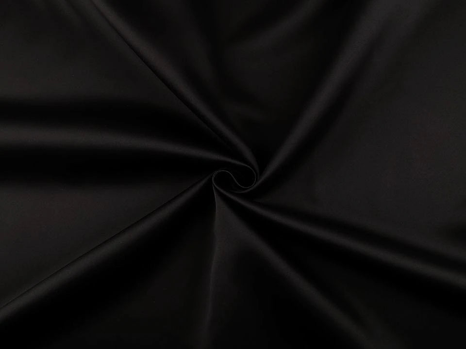 Tissu pour rideaux occultant Blackout|230 g/m² 140 cm| noir