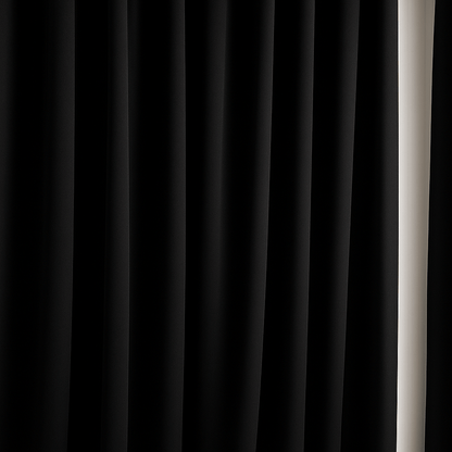 Tissu pour rideaux occultant Blackout|230 g/m² 140 cm| noir