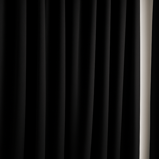 Aizkaru audums, aptumšojošs Blackout|230 g/m² 140 cm| melns
